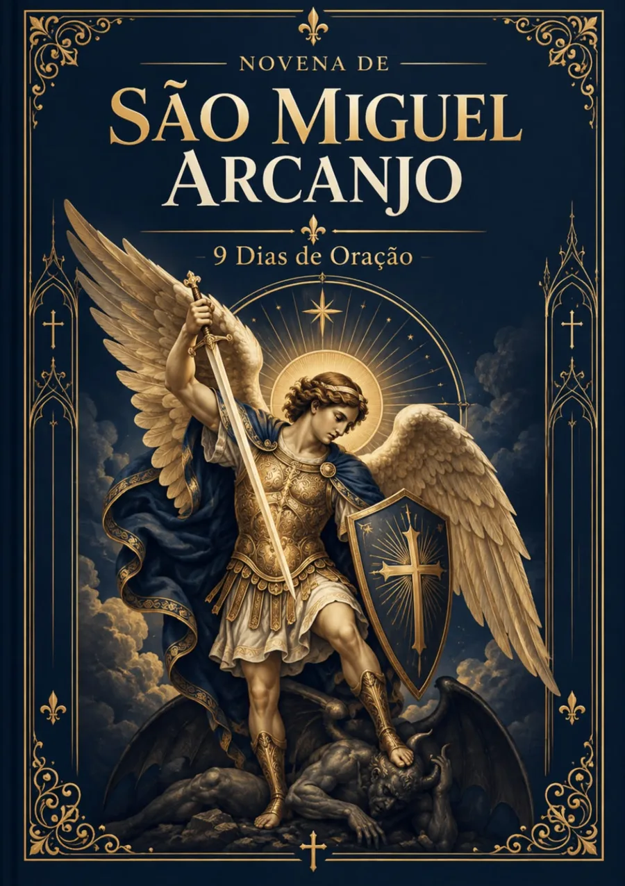 Capa da Novena de São Miguel Arcanjo